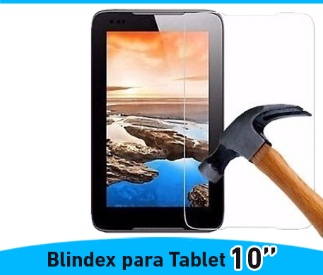 VIDRIO TEMPLADO PARA TABLET DE 10'' - Paris Distribuciones