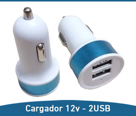 CARGADOR 12V CON ENTRADA USB - Paris Distribuciones