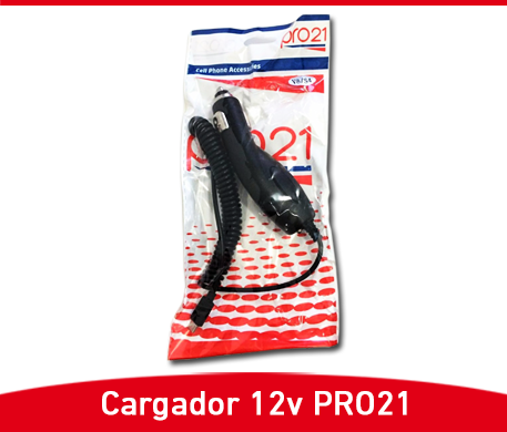 CARGADOR PRO21 12V A MICROUSB - Paris Distribuciones