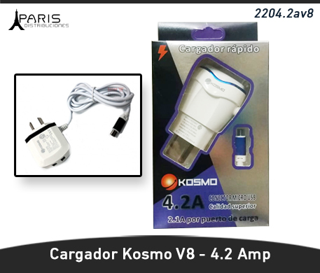 CARGADOR KOSMO 4.2 AMPER V8