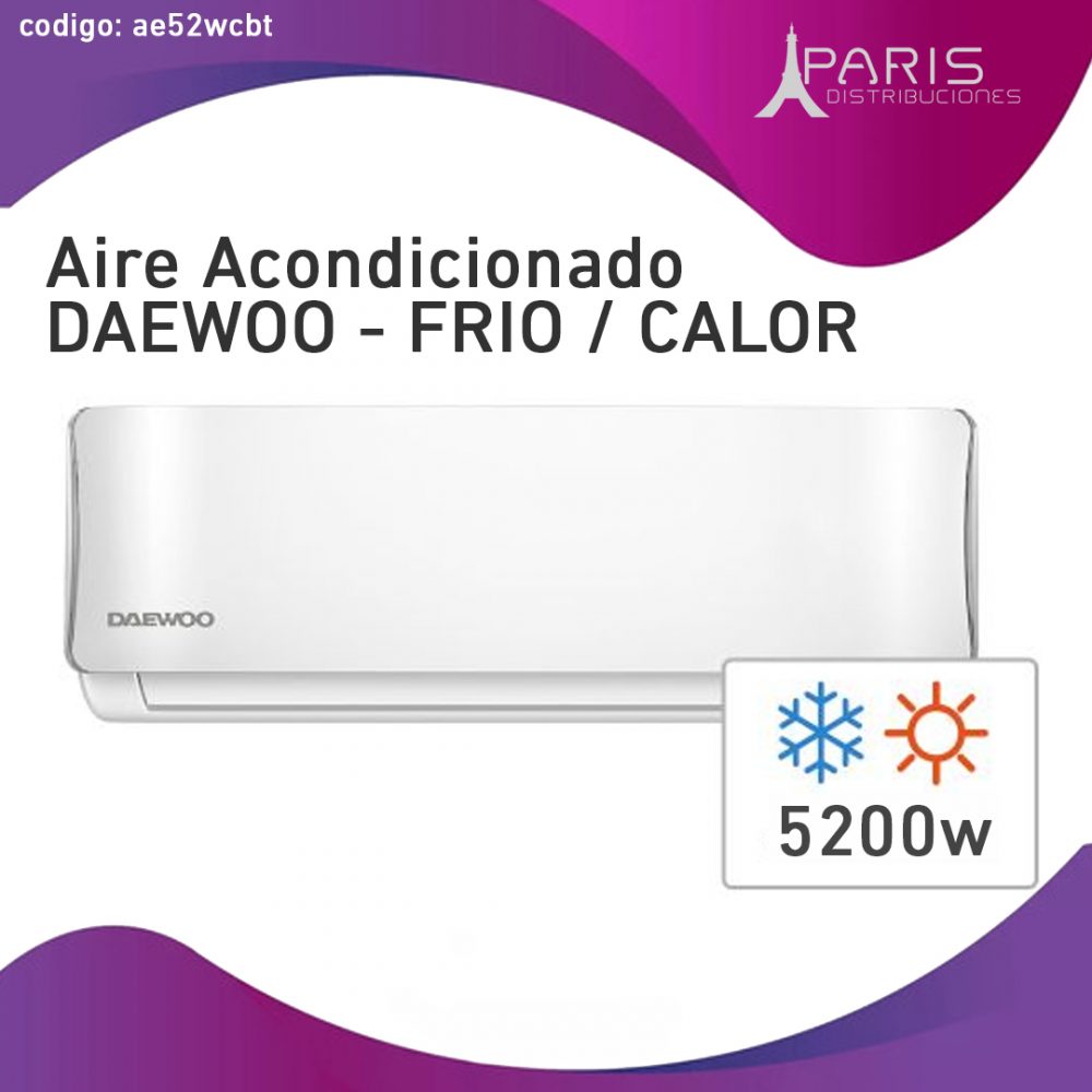 Aire Acondicionado Daewoo F/C 5200w